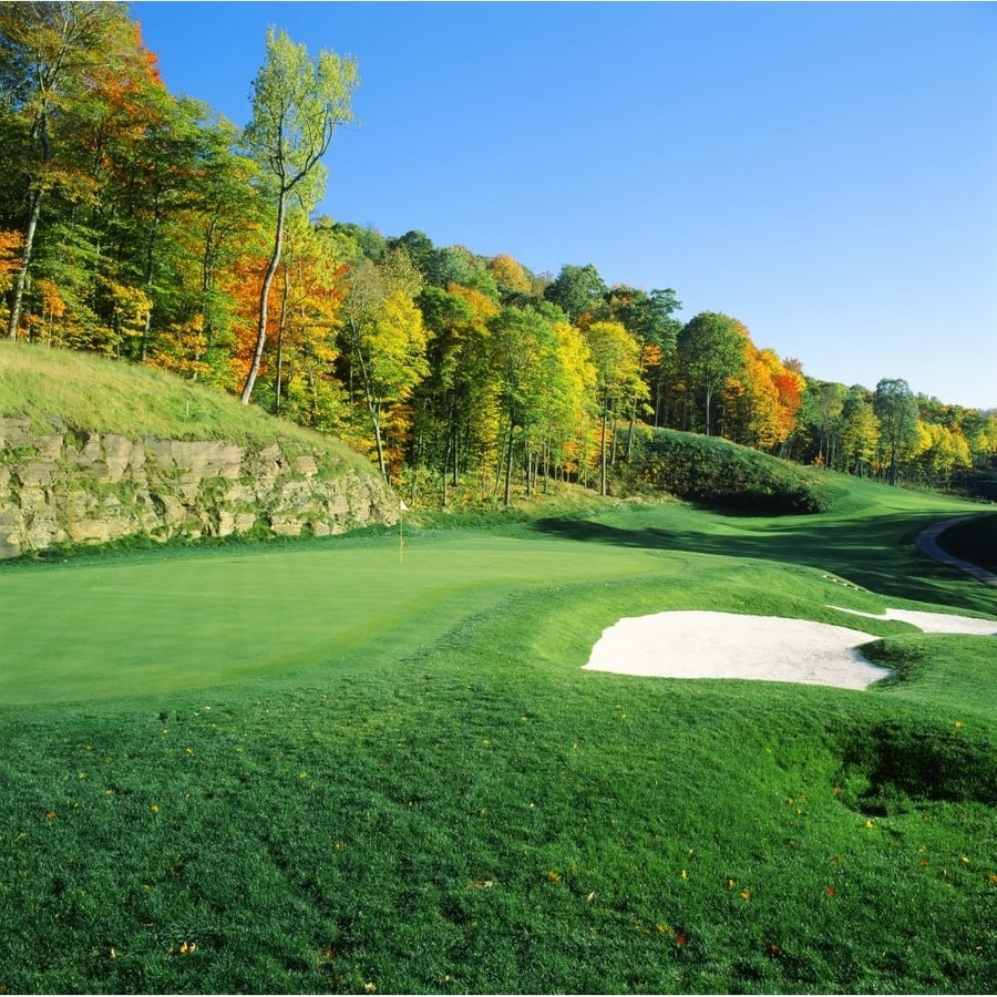 Golf course Raven Golf Club Snowshoe Pocahontas County West Virginia USA Poster Print (12 x 12) Image 1