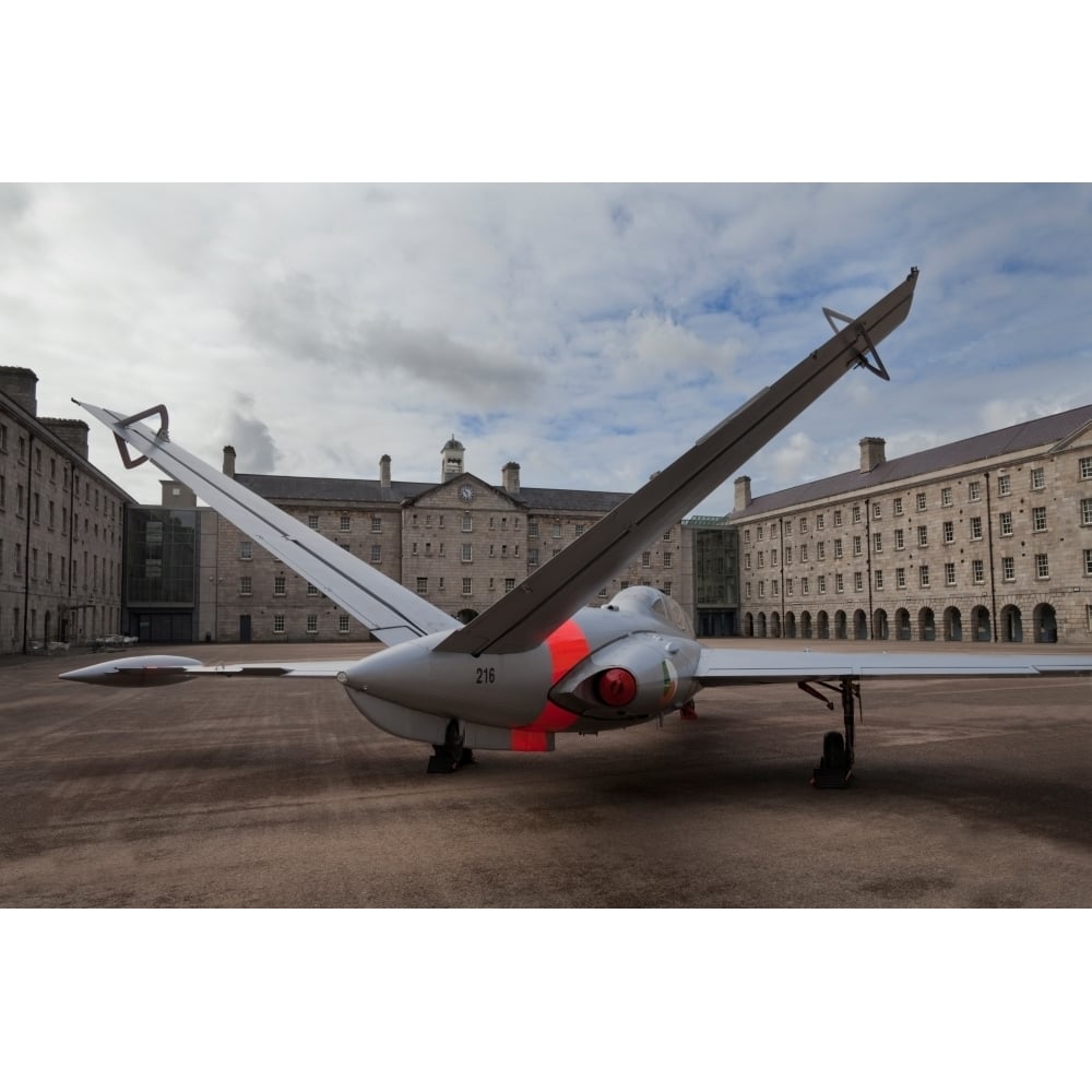 Irish Air Corps Fouga CM.170 Magister training aircraft Arbour Hill Dublin City Ireland Poster Print (27 x 9) Image 1