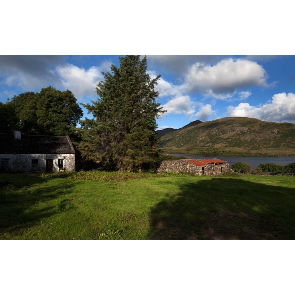 Old Desarted farm near Drishaghaun on the banks of Lough Mask Joyces County Connemara County Galway Ireland (11 x 17) Image 1