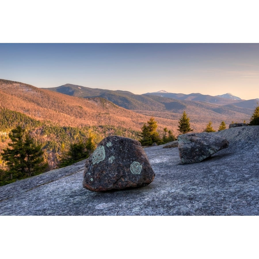 Balanced rocks on Pitchoff Mountain Adirondack Park York State USA Poster Print (36 x 12) Image 1