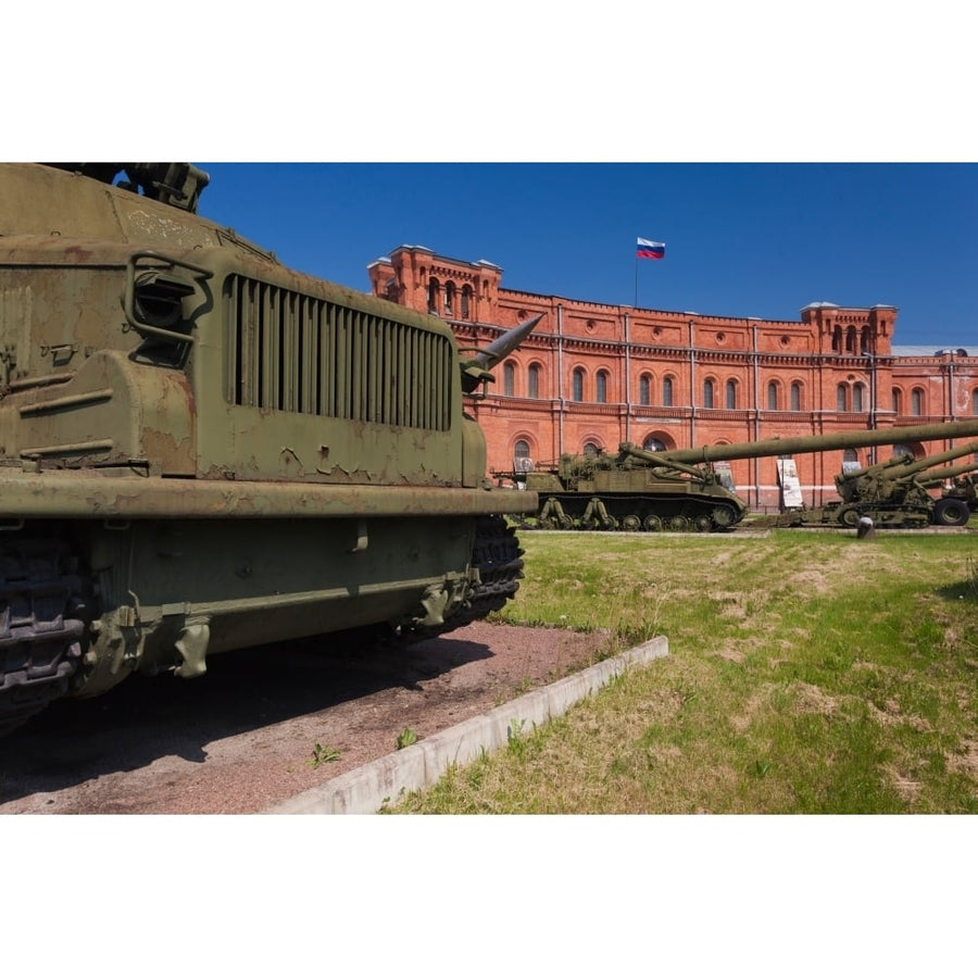 Tanks at Museum of Artillery Kronverksky Island St. Petersburg Russia Poster Print (36 x 12) Image 1