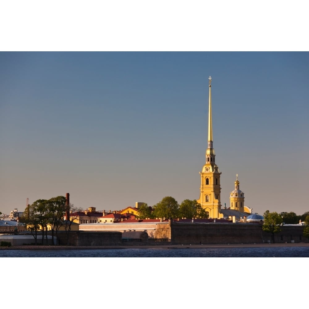 Saints Peter and Paul Cathedral Peter and Paul Fortress Neva River St. Petersburg Russia Poster Print (27 x 9) Image 1