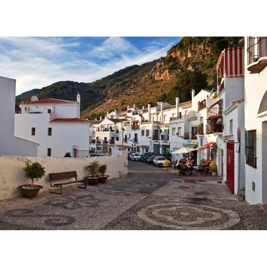 Frigiliana Street Scene Costa del Sol Malaga Province Andalucoa Spain Poster Print (27 x 9) Image 1