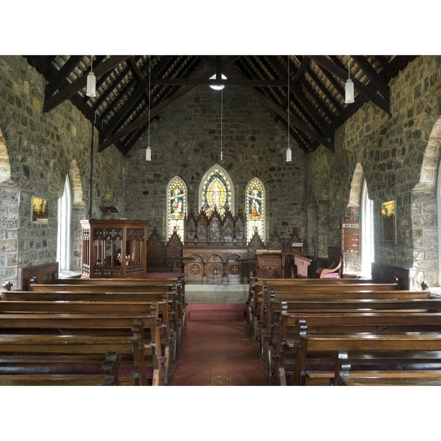 Interior of Christ Church at Warleigh Nuwara Eliya Central Province Sri Lanka Poster Print (9 x 12) Image 1