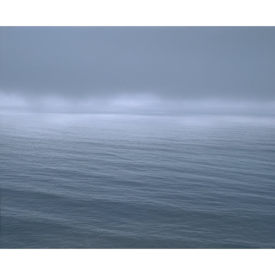 gloomy low clouds over the Pacific Ocean along the northern California coast Poster Print (22 x 27) Image 1