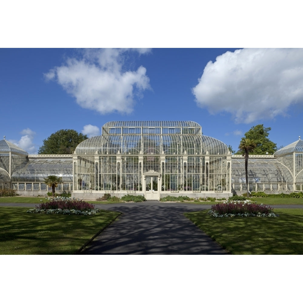 The Curvilinear Glasshouses National Botanic Gardens Glasnevin Dublin City Ireland Poster Print (36 x 24) Image 1