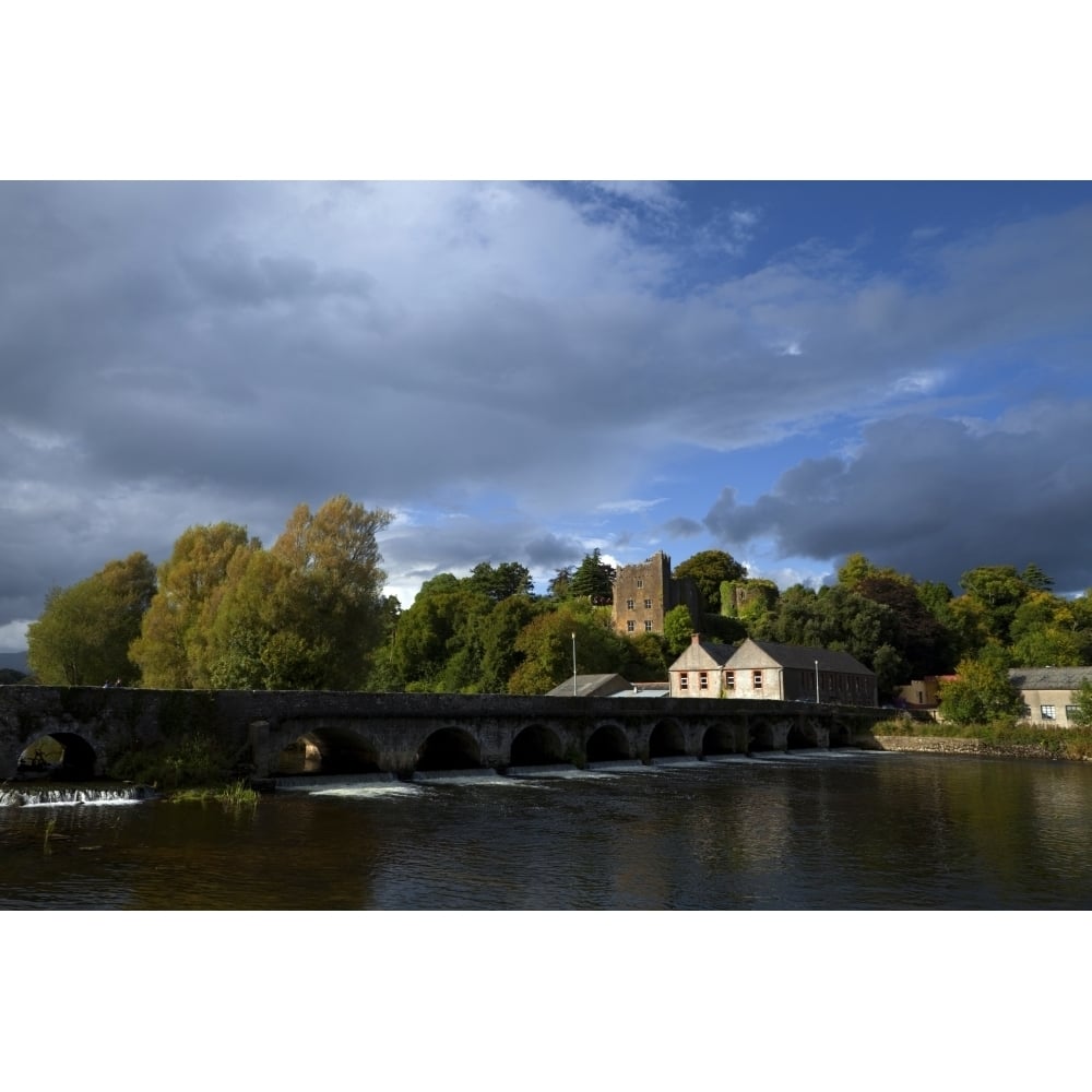 15 arch Bridge over the River Suir and 12th Century Castle Ardfinnan County Tipperary Ireland Poster Print (36 x 12) Image 1