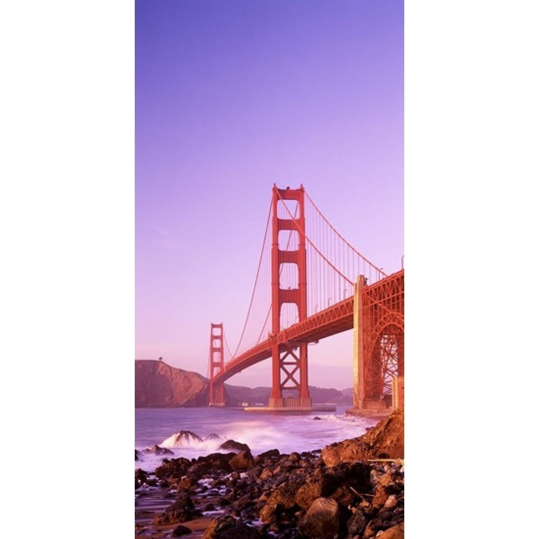 USA California San Francisco Golden Gate Bridge Poster Print (24 x 12) Image 1