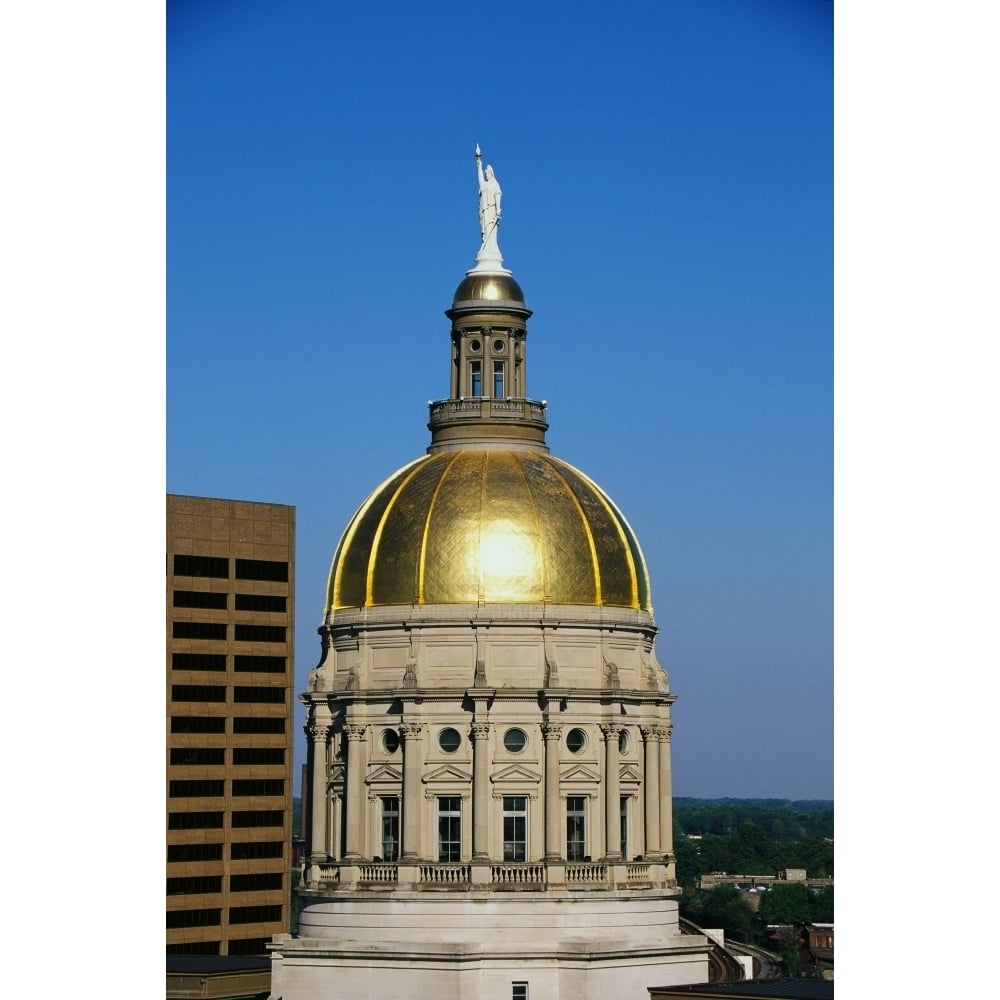 Georgia State Capitol Dome Atlanta GA Poster Print (36 x 12) Image 1