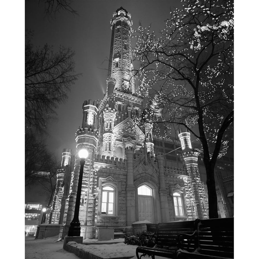 Water Tower Chicago IL Poster Print (28 x 22) Image 1