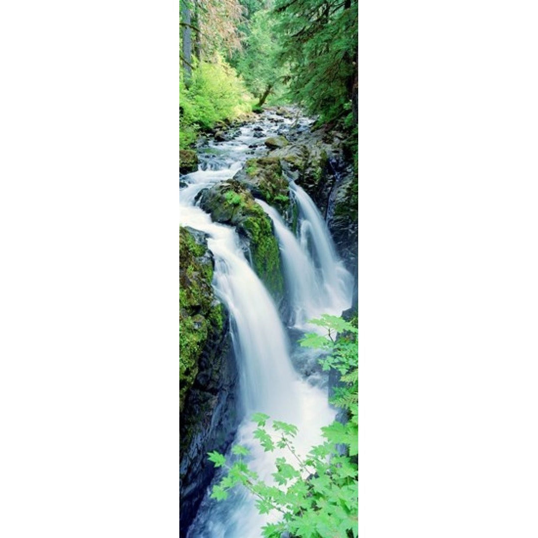 Sol Duc Falls Olympic National Park WA Poster Print (18 x 7) Image 1