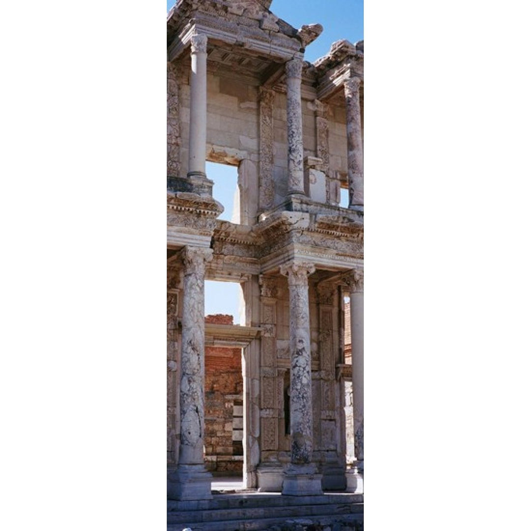 Turkey Ephesus facade of library ruins Poster Print (36 x 13) Image 1