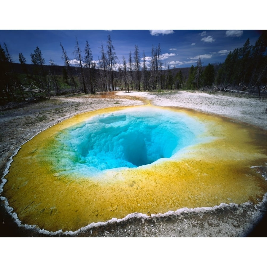 USA Wyoming Yellowstone National Park Morning Glory Pool Thermal pool in the park Poster Print (27 x 9) Image 1