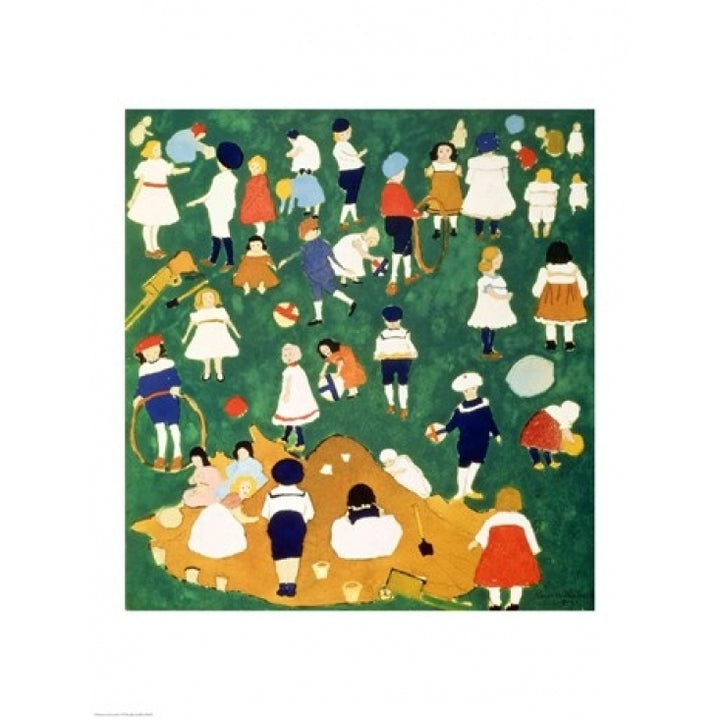 Children Poster Print by Kazimir Malevich Image 1