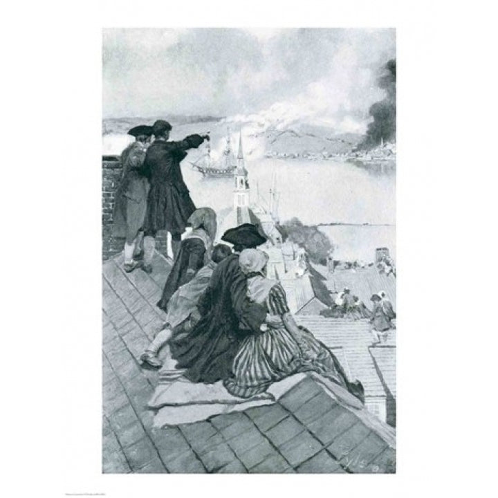 Watching the Fight at Bunker Hill Poster Print by Howard Pyle Image 2