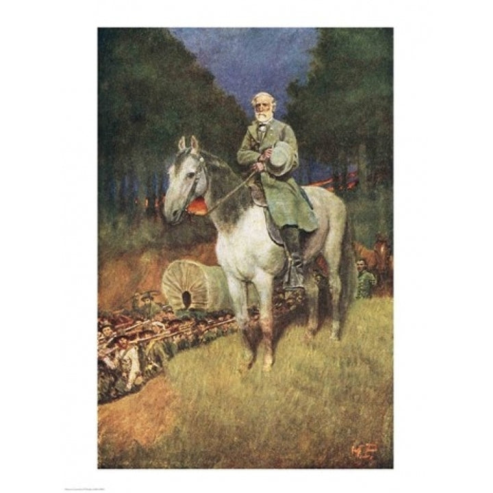 General Lee on his Famous Charger Poster Print by Howard Pyle Image 1