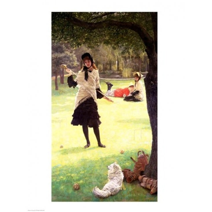 Croquet Poster Print by James Jacques Joseph Tissot Image 1