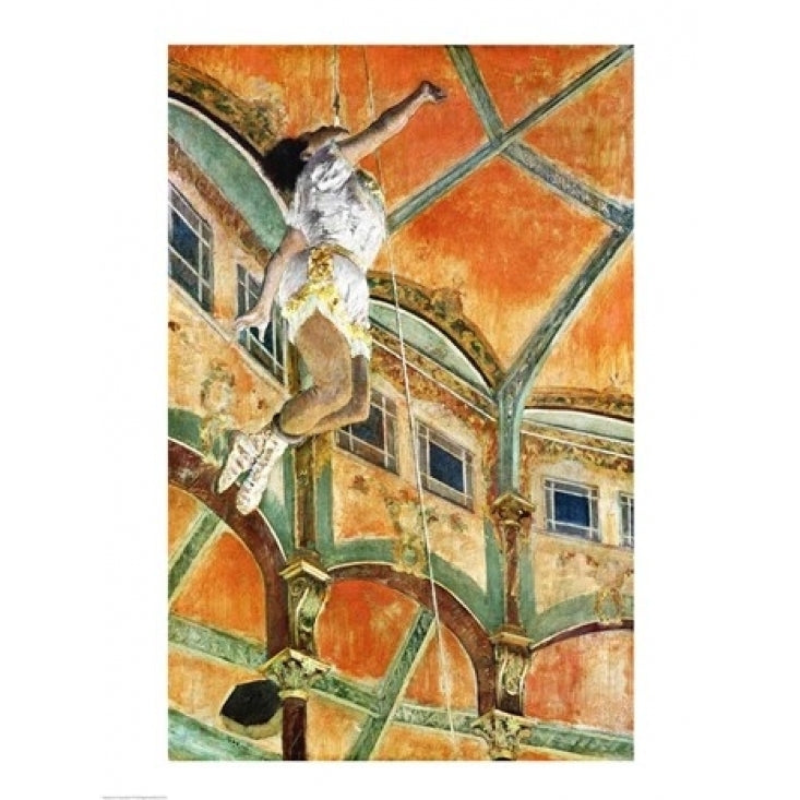 Miss La la at the Cirque Fernando 1879 Poster Print by Edgar Degas Image 1