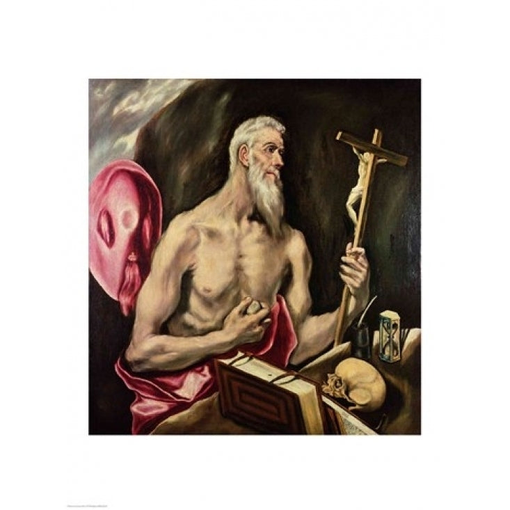 St. Jerome Poster Print by El Greco Image 2