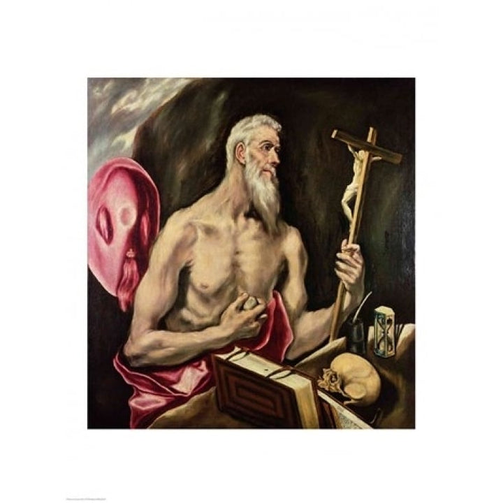 St. Jerome Poster Print by El Greco Image 1