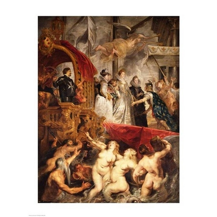 The Arrival of Marie de Medici in Marseilles 3rd November 1600 Poster Print by Peter Paul Rubens Image 2