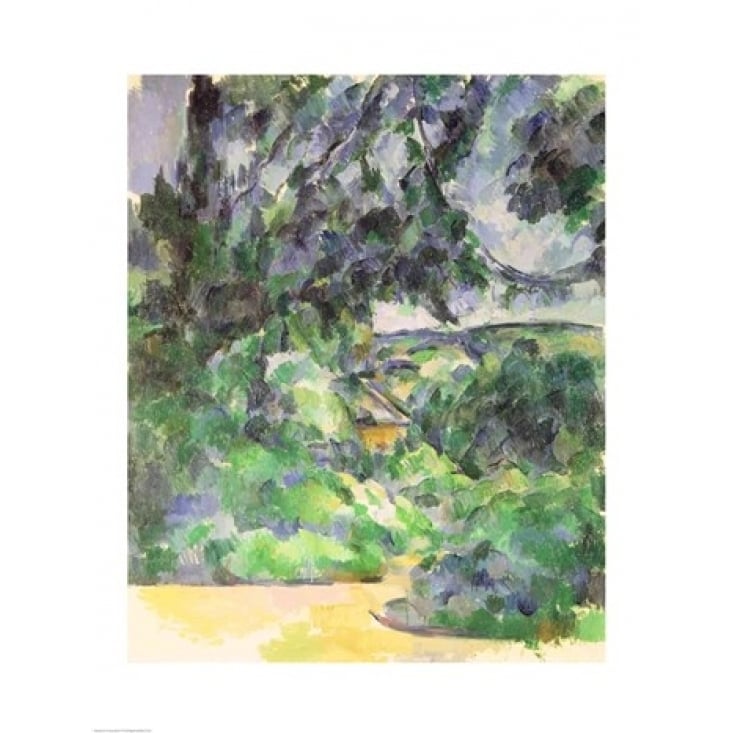 Blue Landscape Poster Print by Paul Cezanne Image 1