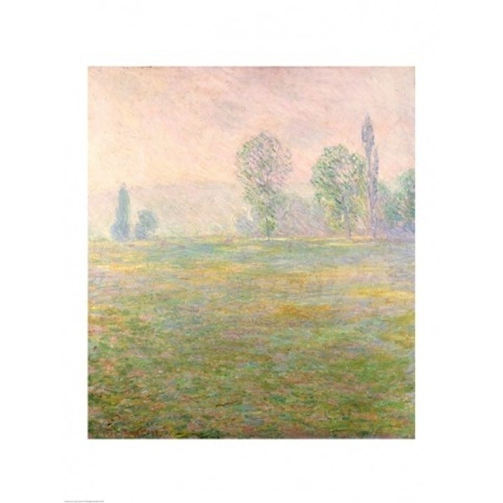 Meadows in Giverny 1888 Poster Print by Claude Monet Image 2