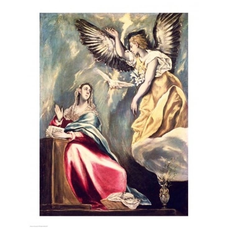 The Annunciation Poster Print by El Greco Image 1