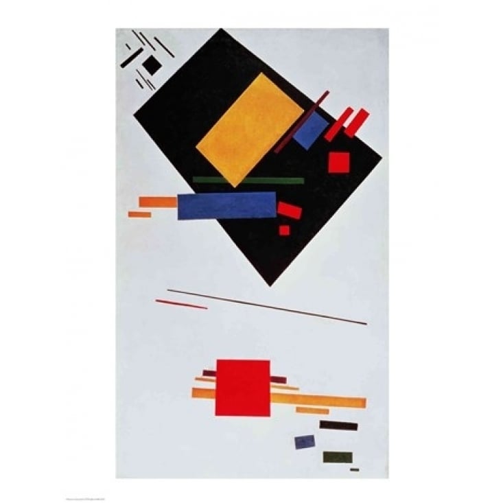 Suprematist Composition 1915 Poster Print by Kazimir Malevich Image 2