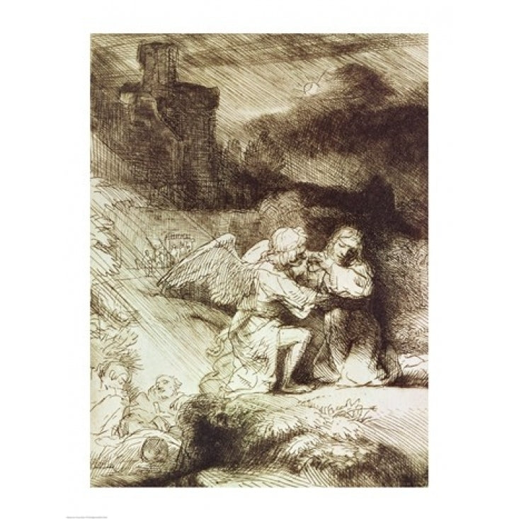 The Agony in the Garden Poster Print by Rembrandt van Rijn Image 1