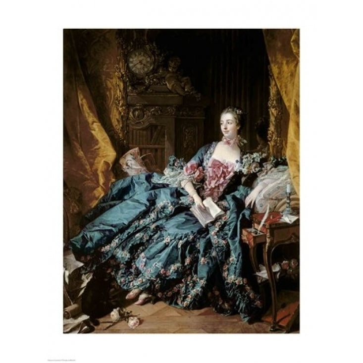 Madame de Pompadour 1756 Poster Print by Francois Boucher Image 2