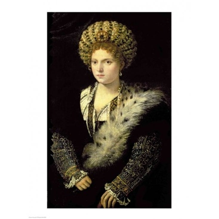 Portrait of Isabella dEste Poster Print by Titian Image 2