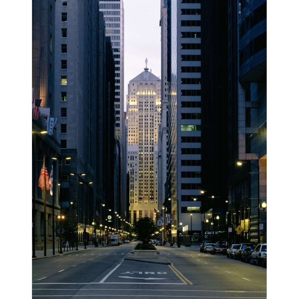 Buildings in a city LaSalle Street Chicago Board Of Trade Chicago Illinois USA Poster Print (15 x 12) Image 1