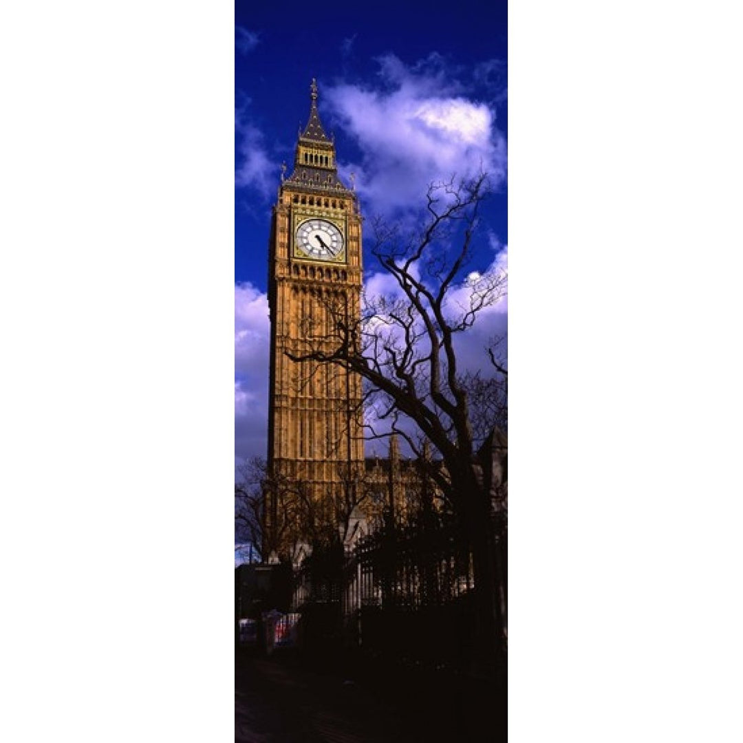 Low Angle View Of Big Ben London England United Kingdom Poster Print (18 x 7) Image 1