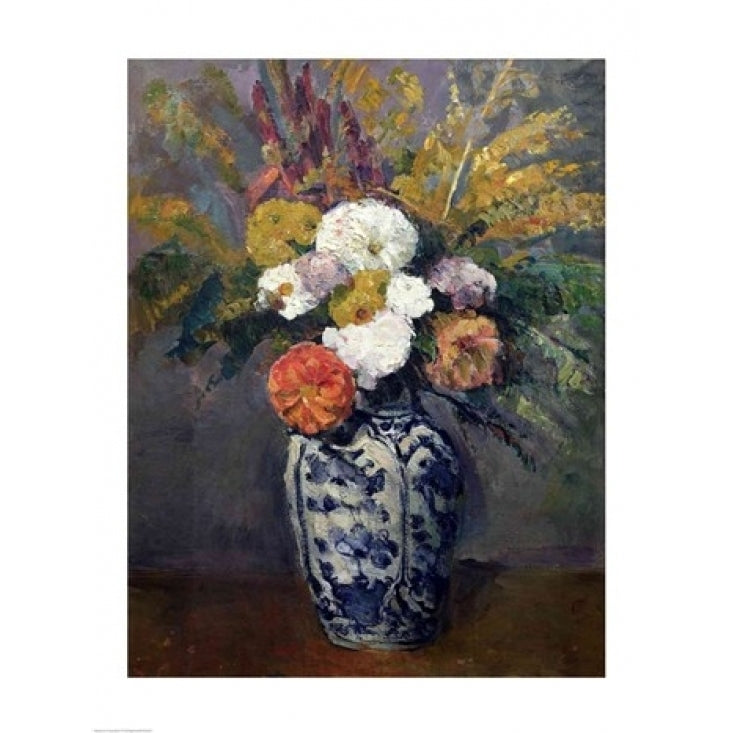 Dahlias Poster Print by Paul Cezanne Image 2