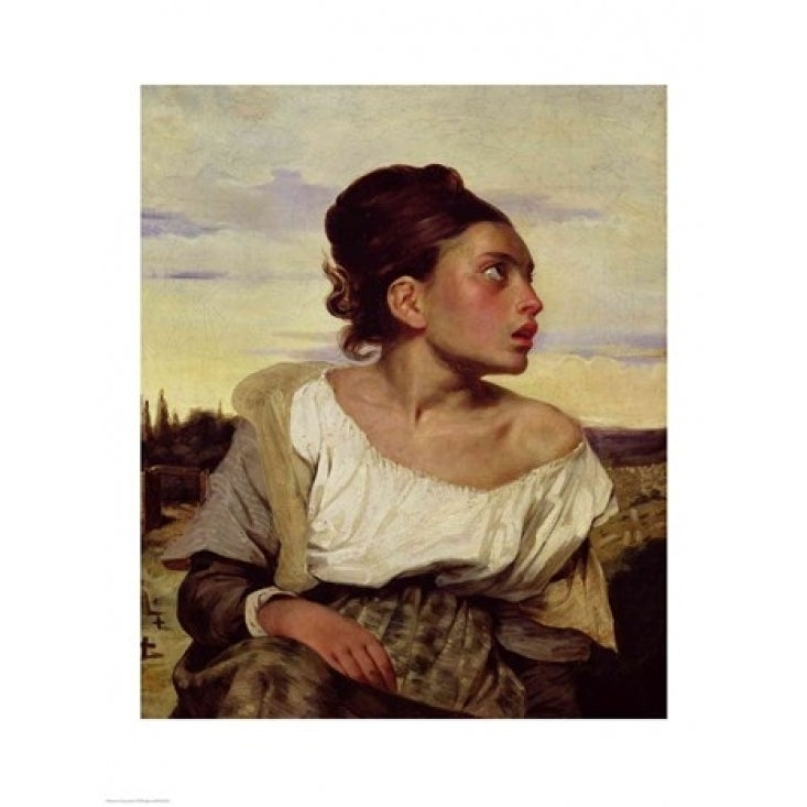 Young Orphan in the Cemetery 1824 Poster Print by Eugene Delacroix Image 2