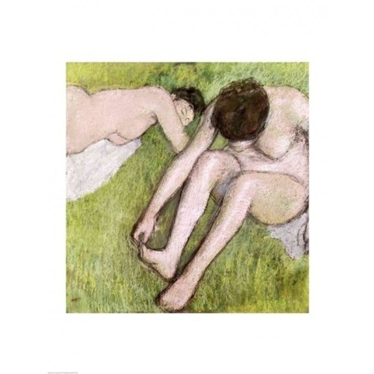 Two Bathers on the Grass Poster Print by Edgar Degas Image 2