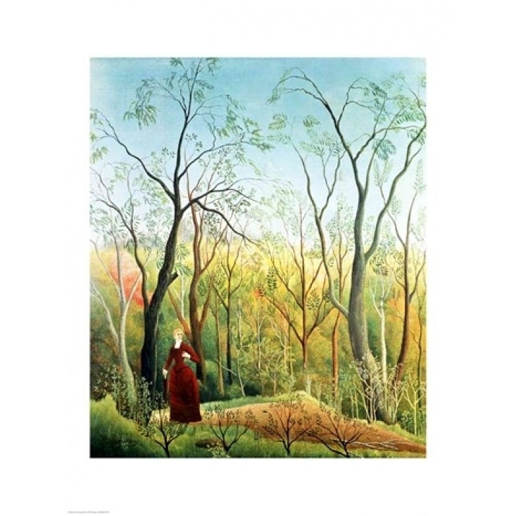 The Walk in the Forest Poster Print by Henri Rousseau Image 1