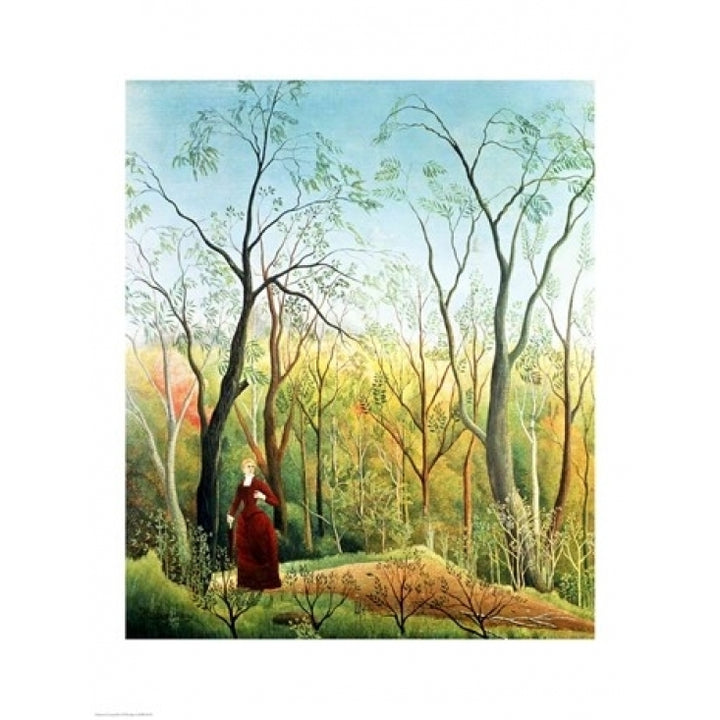 The Walk in the Forest Poster Print by Henri Rousseau Image 1