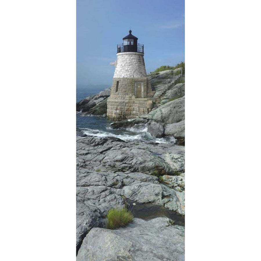 Lighthouse along the sea Castle Hill Lighthouse Narraganset Bay Newport Rhode Island USA Poster Print (30 x 13) Image 1