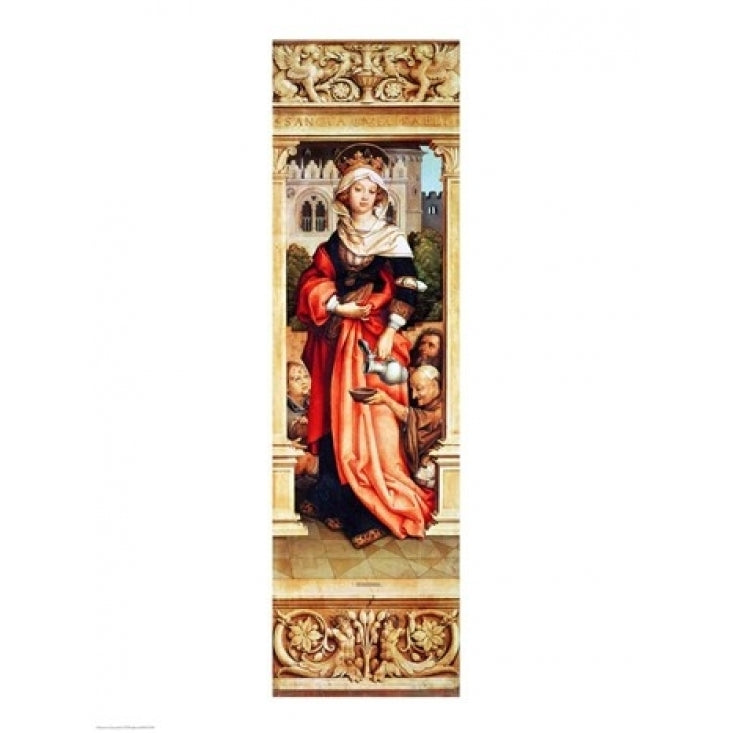 St. Elizabeth of Hungary Poster Print by Hans Holbein Image 1