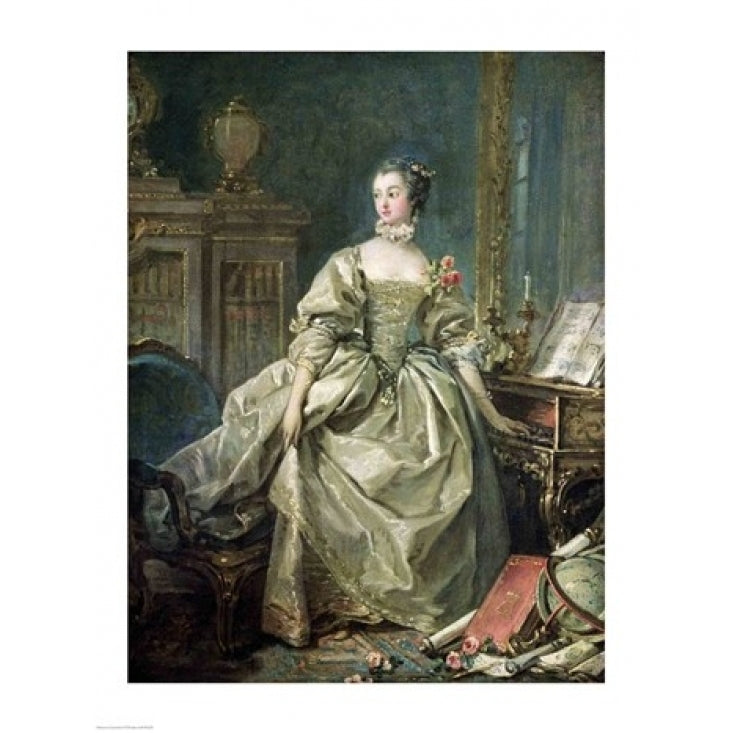 Madame de Pompadour Poster Print by Francois Boucher Image 1