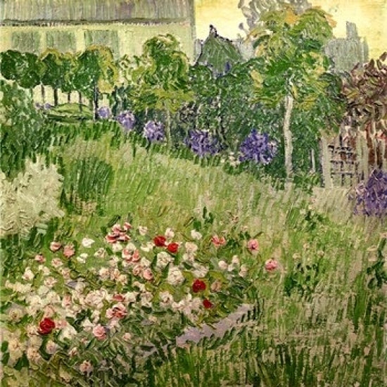 Daubignys garden 1890 Poster Print by Vincent Van Gogh Image 1