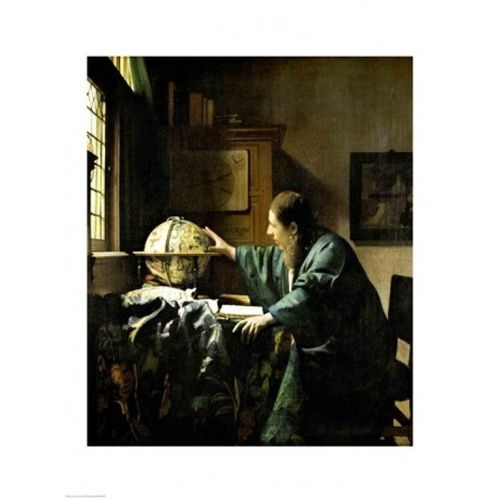 The Astronomer 1668 Poster Print by Johannes Vermeer Image 1