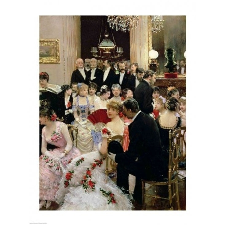 The Soiree Poster Print by Jean Beraud Image 2