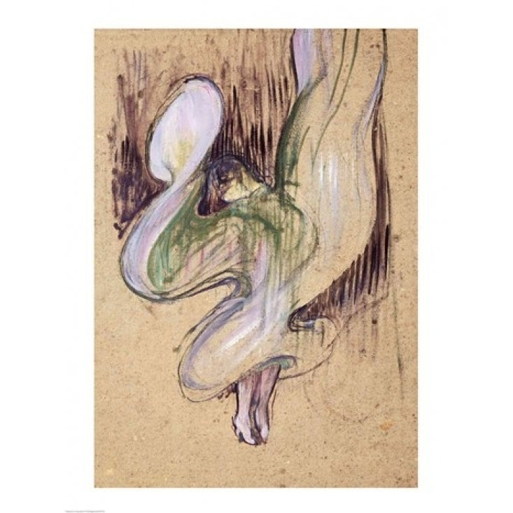 Study for Loie Fuller Poster Print by Henri de Toulouse-Lautrec Image 1