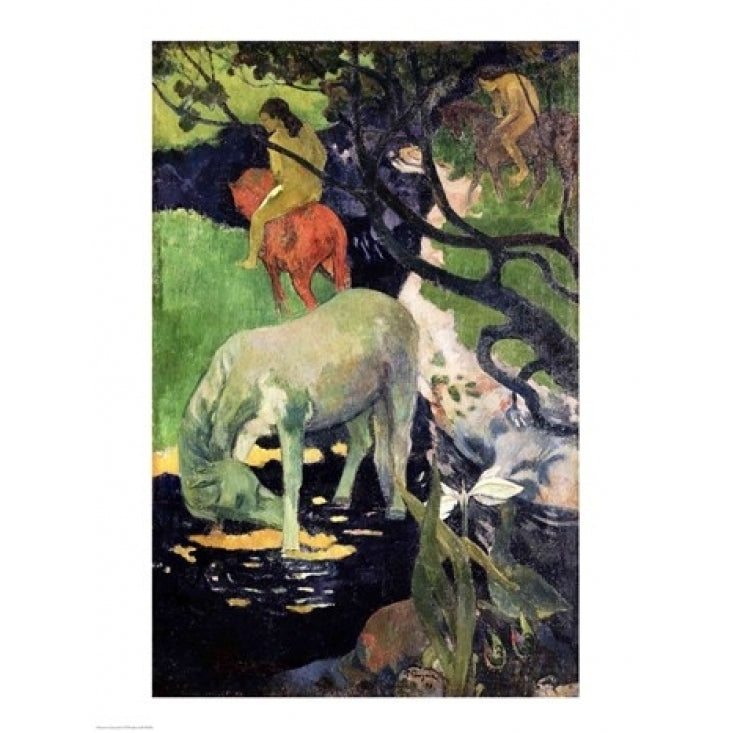 The White Horse 1898 Poster Print by Paul Gauguin Image 2