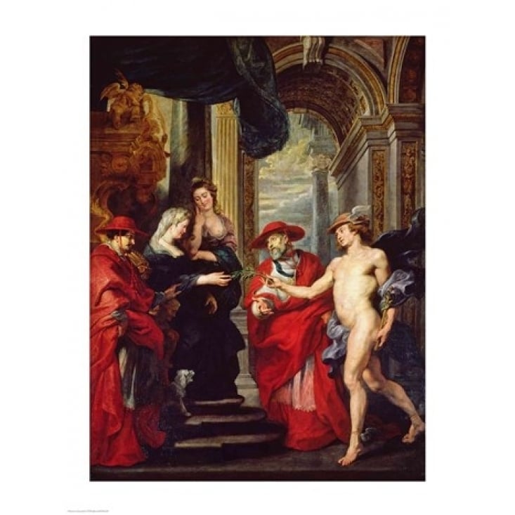 The Medici Cycle The Treaty of Angouleme 30 April 1619 Poster Print by Peter Paul Rubens Image 1