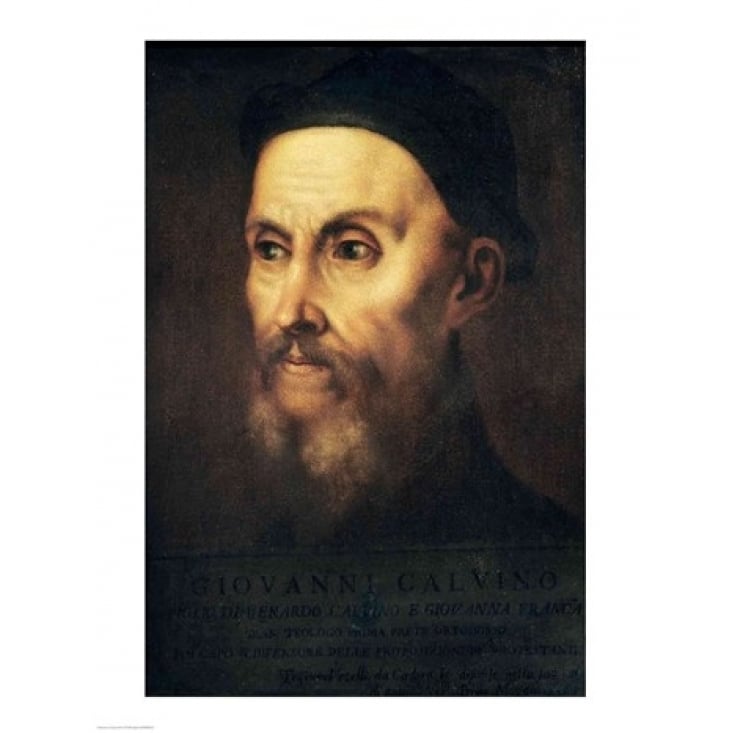 Portrait of John Calvin Poster Print by Titian Image 1