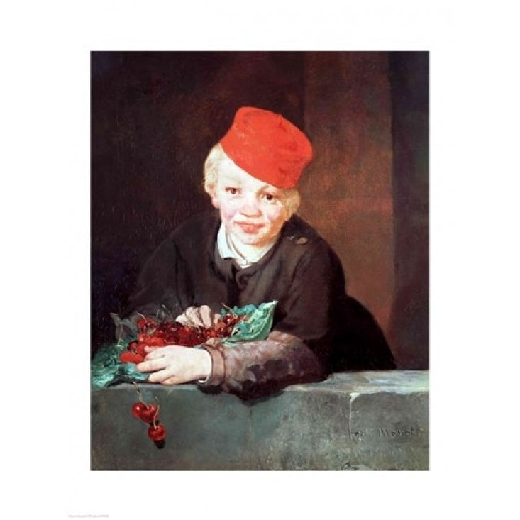 The Boy with the Cherries 1859 Poster Print by Edouard Manet Image 1